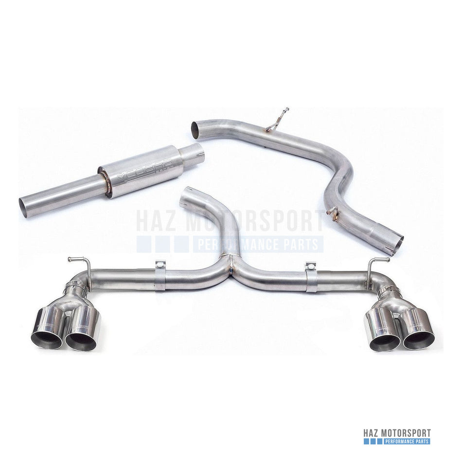 Cobra Sport Quad Exit Venom Box Delete Race Cat Back Golf R Style Exhaust – VW Golf GTI Mk7 2.0 TSI 5G (2012–2017) - Cobra Sport