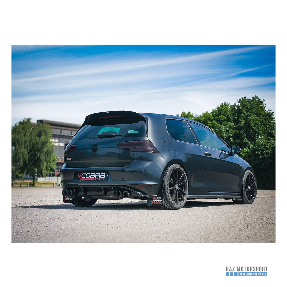 Cobra Sport Quad Exit Venom Box Delete Race Cat Back Golf R Style Exhaust – VW Golf GTI Mk7 2.0 TSI 5G (2012–2017)
