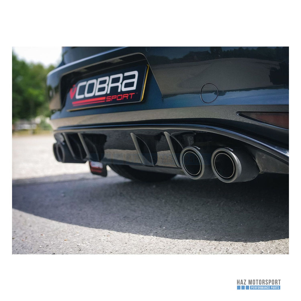Cobra Sport Quad Exit Venom Box Delete Race Cat Back Golf R Style Exhaust – VW Golf GTI Mk7 2.0 TSI 5G (2012–2017)