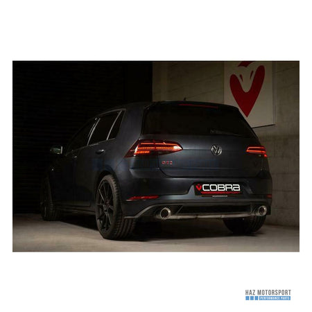 Cobra Sport Race Rear Axle Back (Box Delete) Exhaust – VW Golf GTI Mk7.5 2.0 TSI 5G (2017–2020)