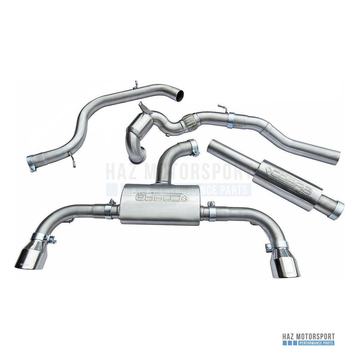 Cobra Sport Turbo Back Exhaust – VW Golf GTI Mk7.5 2.0 TSI 5G (2017–2020) - Cobra Sport