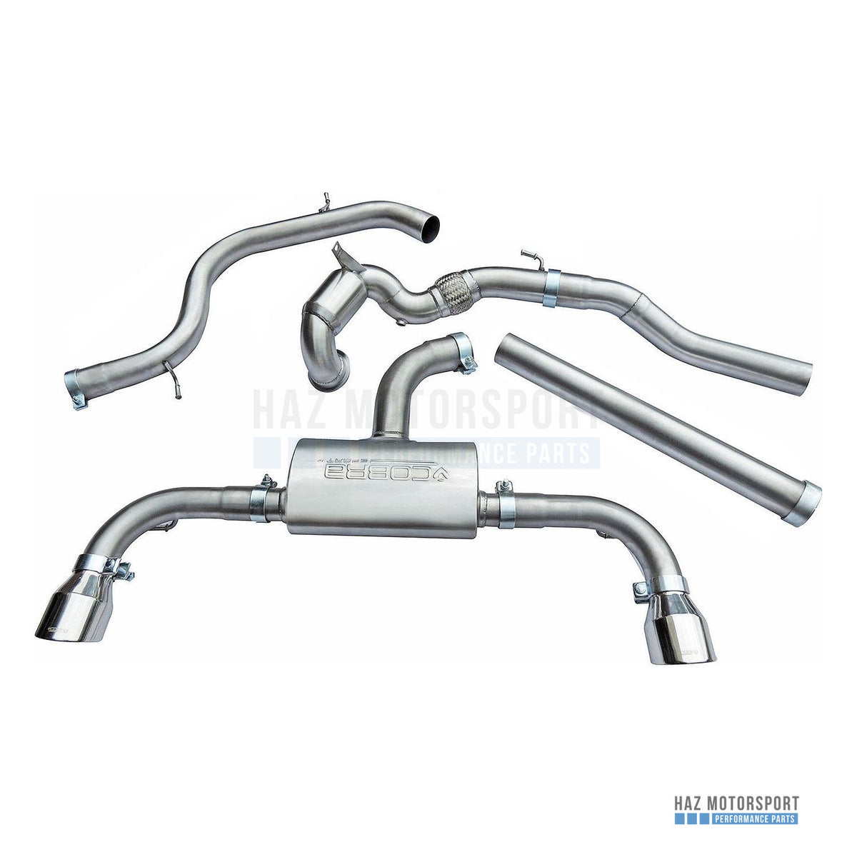 Cobra Sport Turbo Back Exhaust – VW Golf GTI Mk7.5 2.0 TSI 5G (2017–2020)