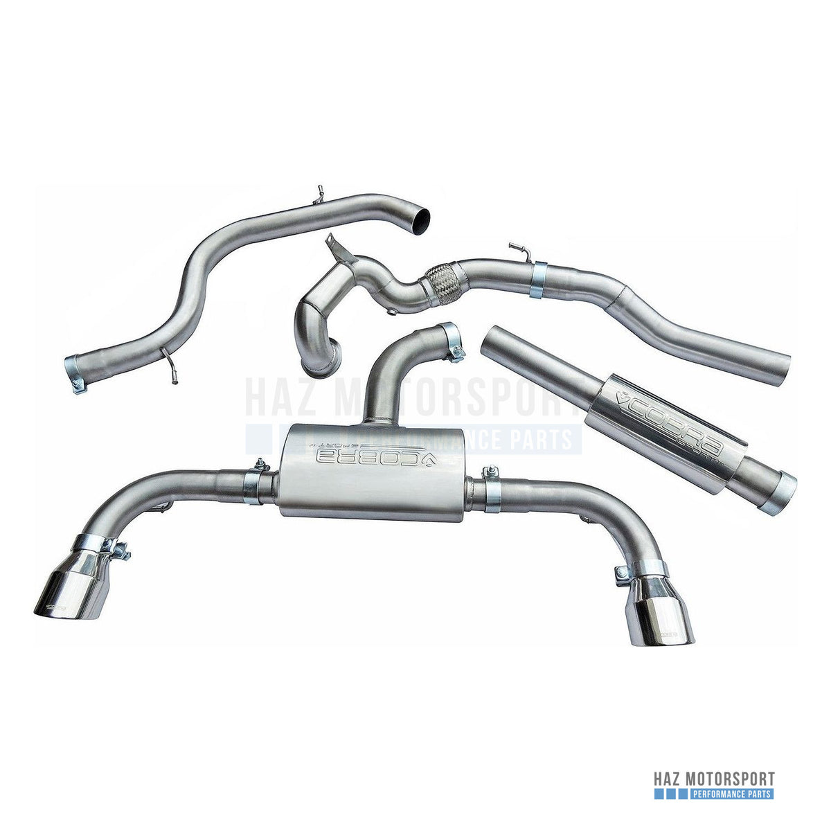 Cobra Sport Turbo Back Exhaust – VW Golf GTI Mk7.5 2.0 TSI 5G (2017–2020)