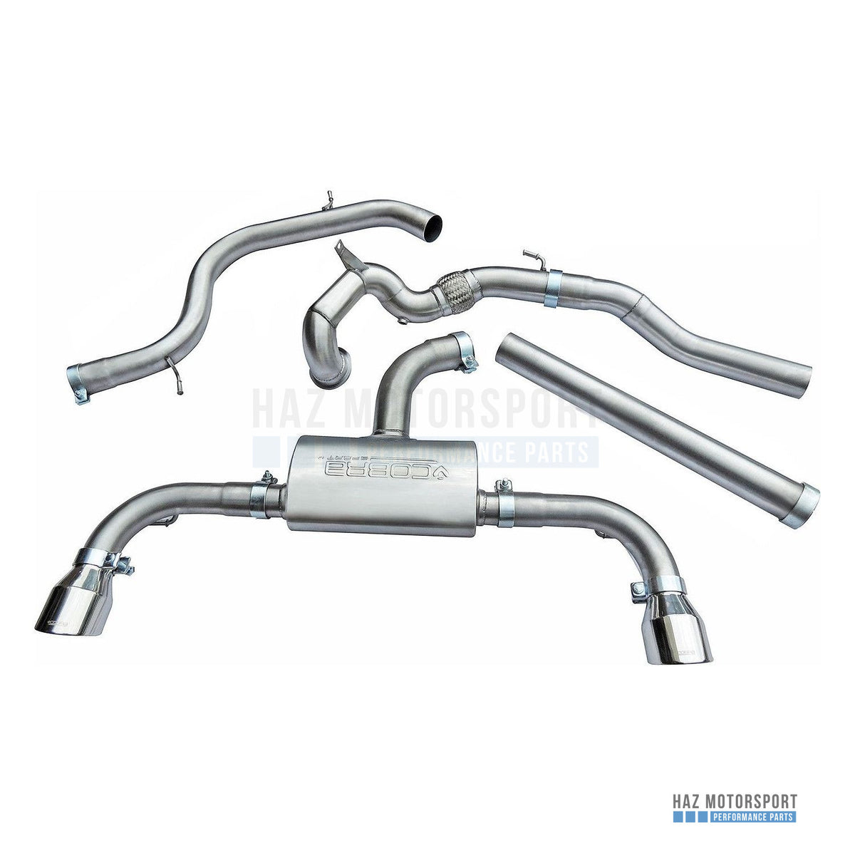 Cobra Sport Turbo Back Exhaust – VW Golf GTI Mk7.5 2.0 TSI 5G (2017–2020)