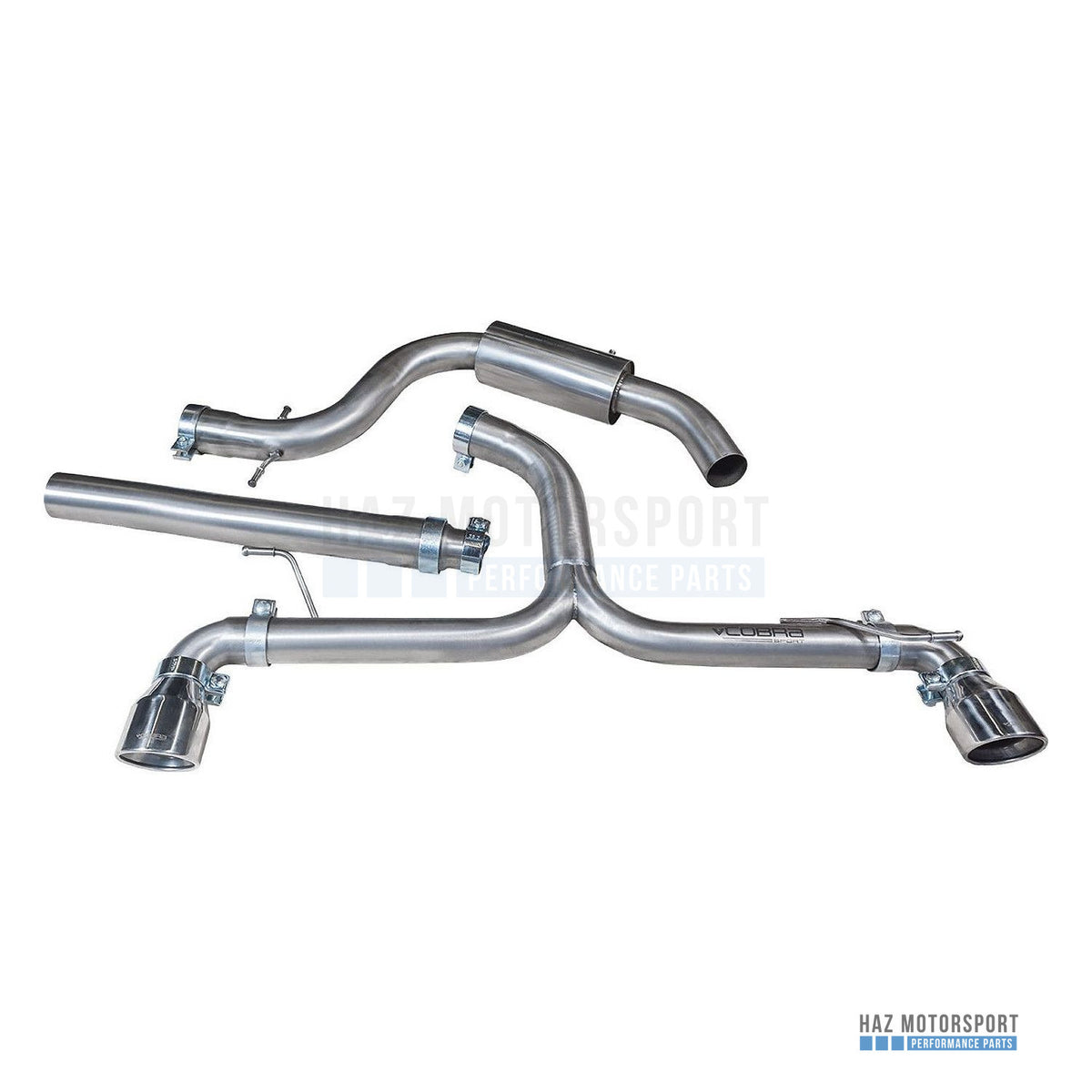 Cobra Sport Venom Box Delete GTI Style Cat Back Exhaust – VW Golf GT Mk6 2.0 TDI 140PS 5K (2009–2013) - Cobra Sport