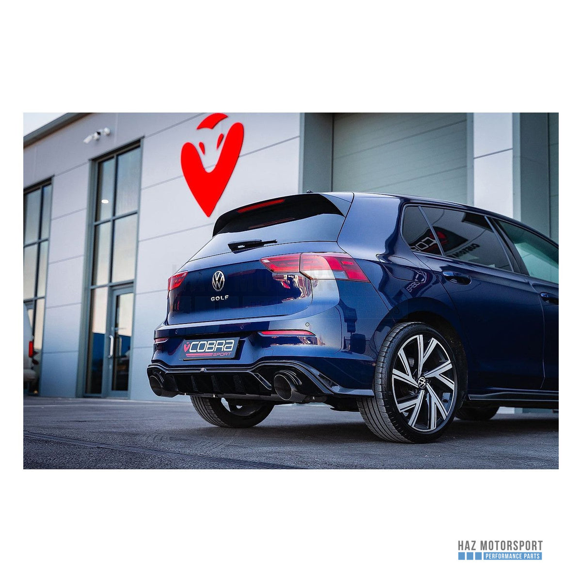 Cobra Sport GTI Style Dual Exit Venom GPF Back Exhaust – VW Golf R-Line Mk8 1.5 TSI (2020 on)