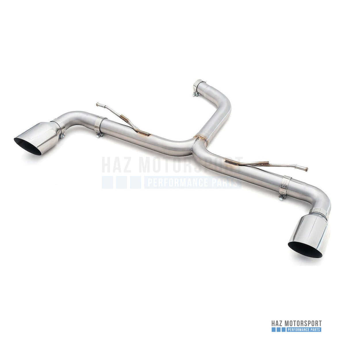 Cobra Sport GTI Style Dual Exit Rear Box Section – VW Golf R-Line Mk8 1.5 TSI (2020 on) - Cobra Sport