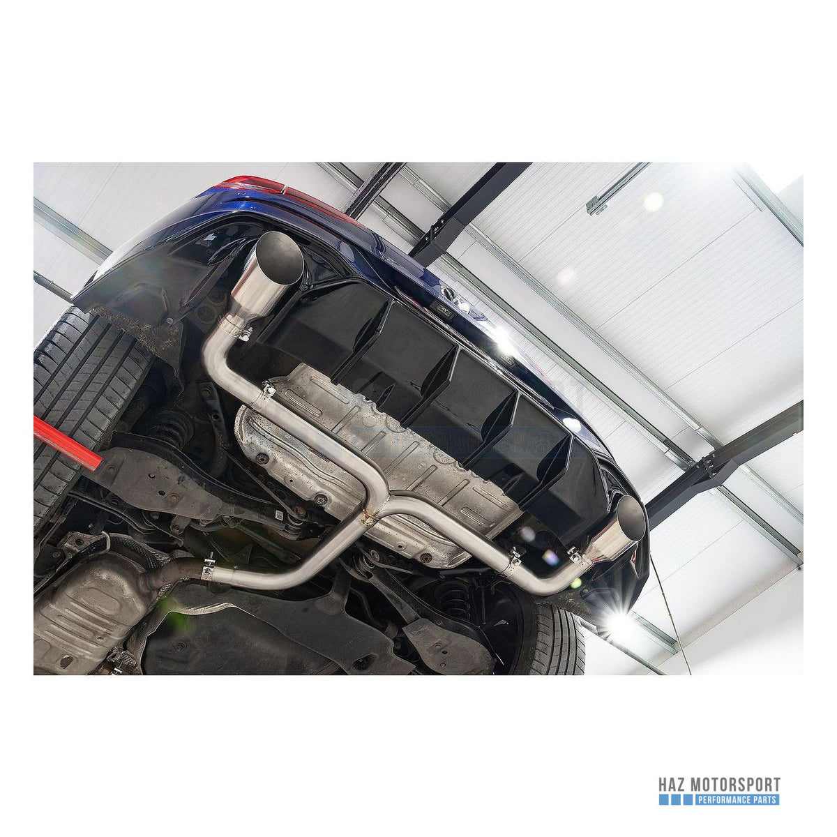 Cobra Sport GTI Style Dual Exit Rear Box Section – VW Golf R-Line Mk8 1.5 TSI (2020 on)