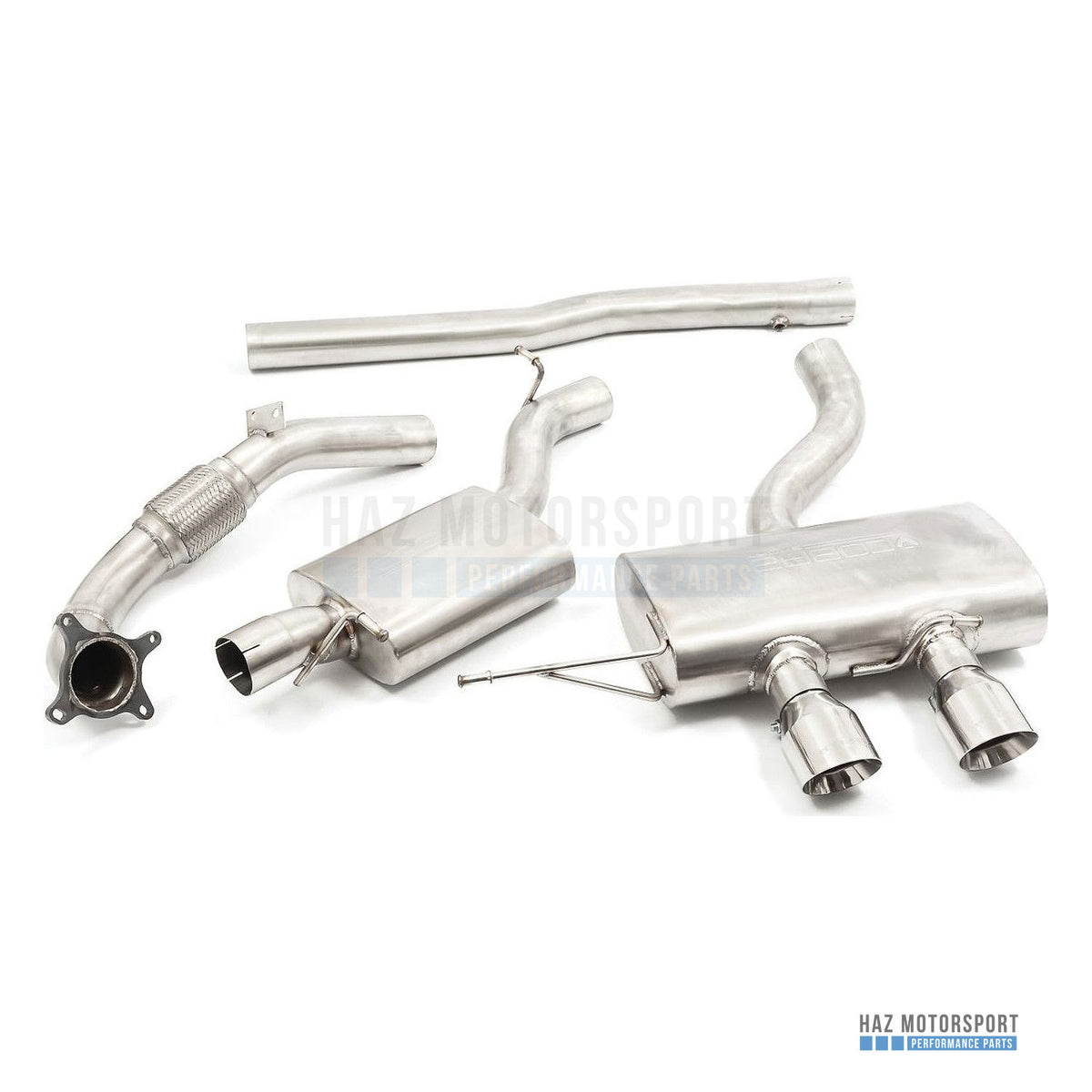 Cobra Sport Turbo Back Exhaust – VW Golf R Mk6 2.0 TSI 5K (2009–2012)