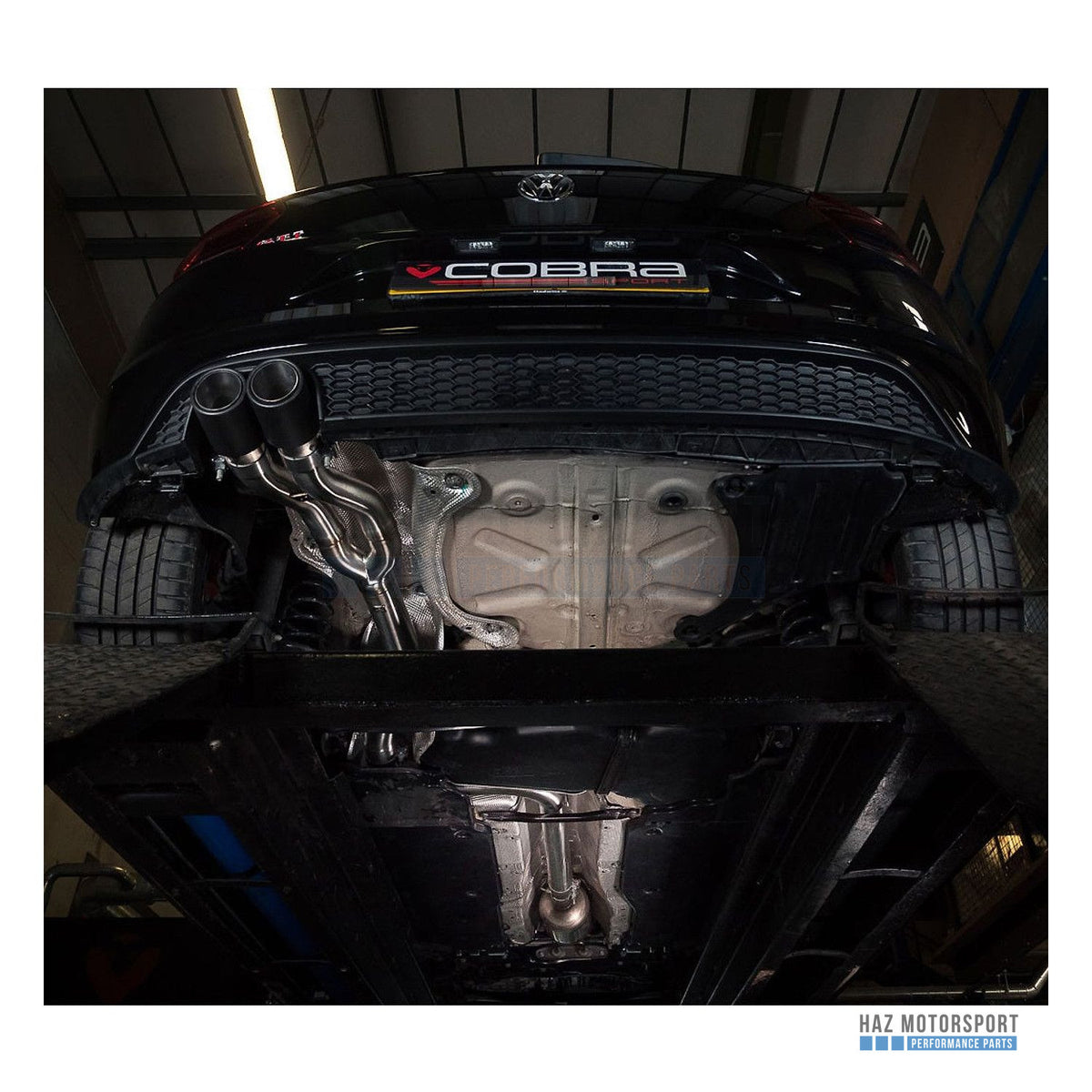 Cobra Sport Venom Rear Box Delete Race Cat Back Exhaust – VW Polo GTI AW Mk6 2.0 TSI (2017–2018)