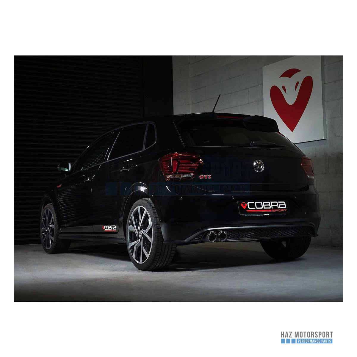 Cobra Sport Cat Back Exhaust – VW Polo GTI AW Mk6 2.0 TSI (2017–2018)