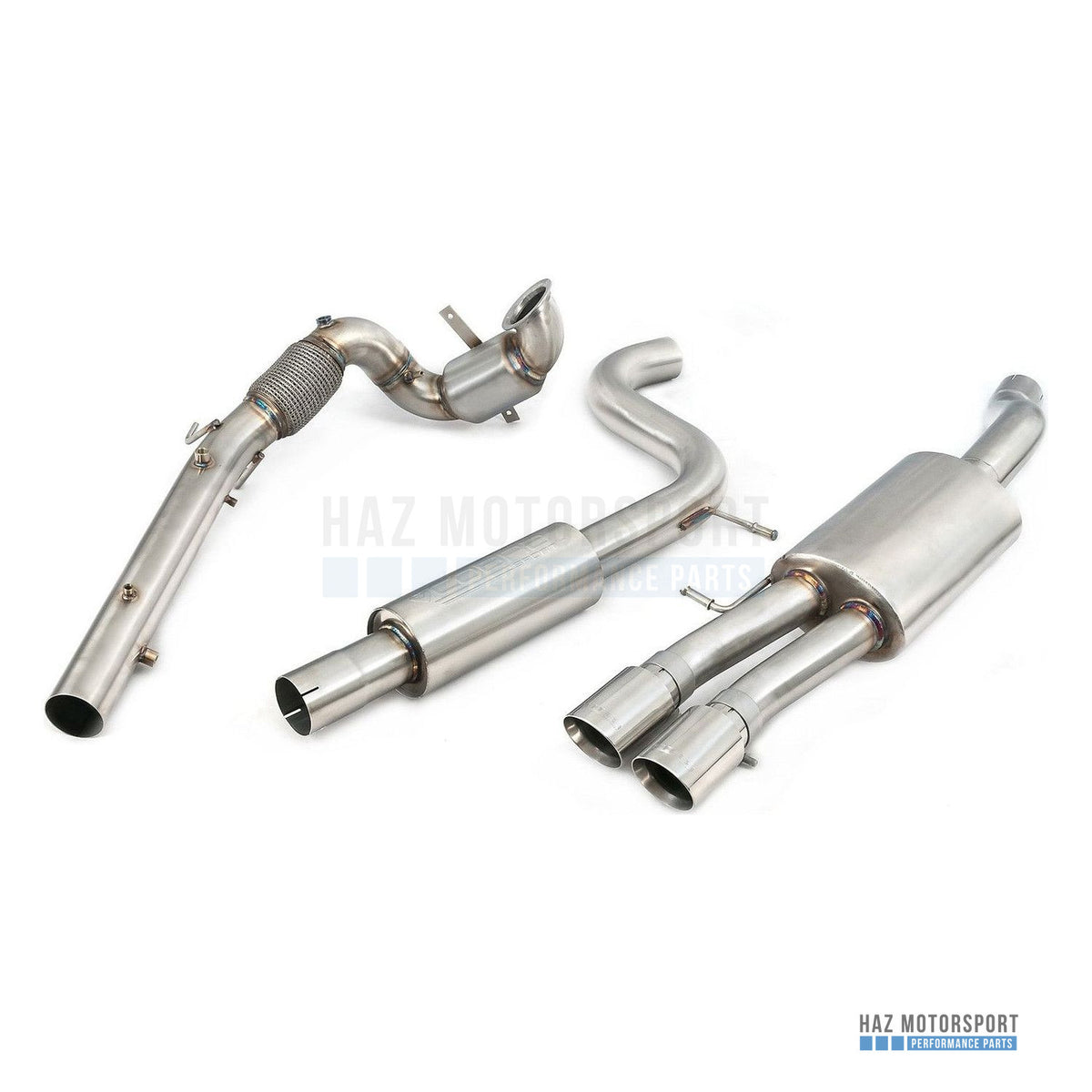 Cobra Sport Turbo Back Exhaust – VW Polo GTI AW Mk6 2.0 TSI (2019 on) - Cobra Sport