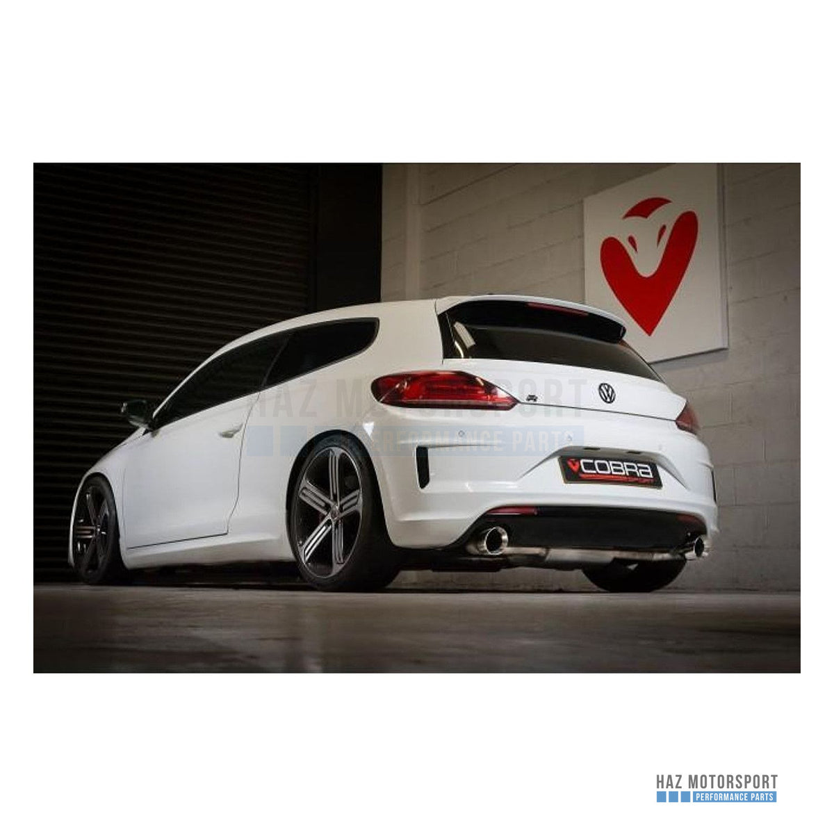 Cobra Sport Turbo Back Exhaust – VW Scirocco R 2.0 TSI (2009–2018)