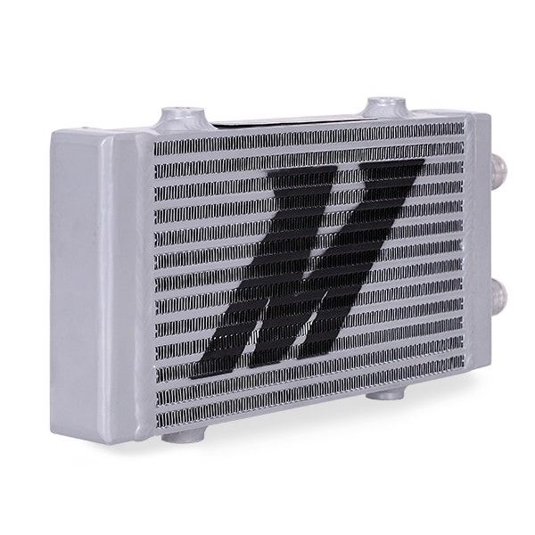 Mishimoto Performance Universal Dual Pass Bar & Plate Oil Cooler, Small Silver