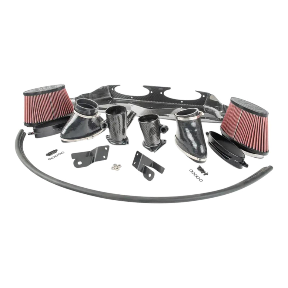 ECS TUNING OPEN AIR CARBON INTAKE FILTER KIT SYSTEM Turbo Elbows AUDI RS6 C8 RS7