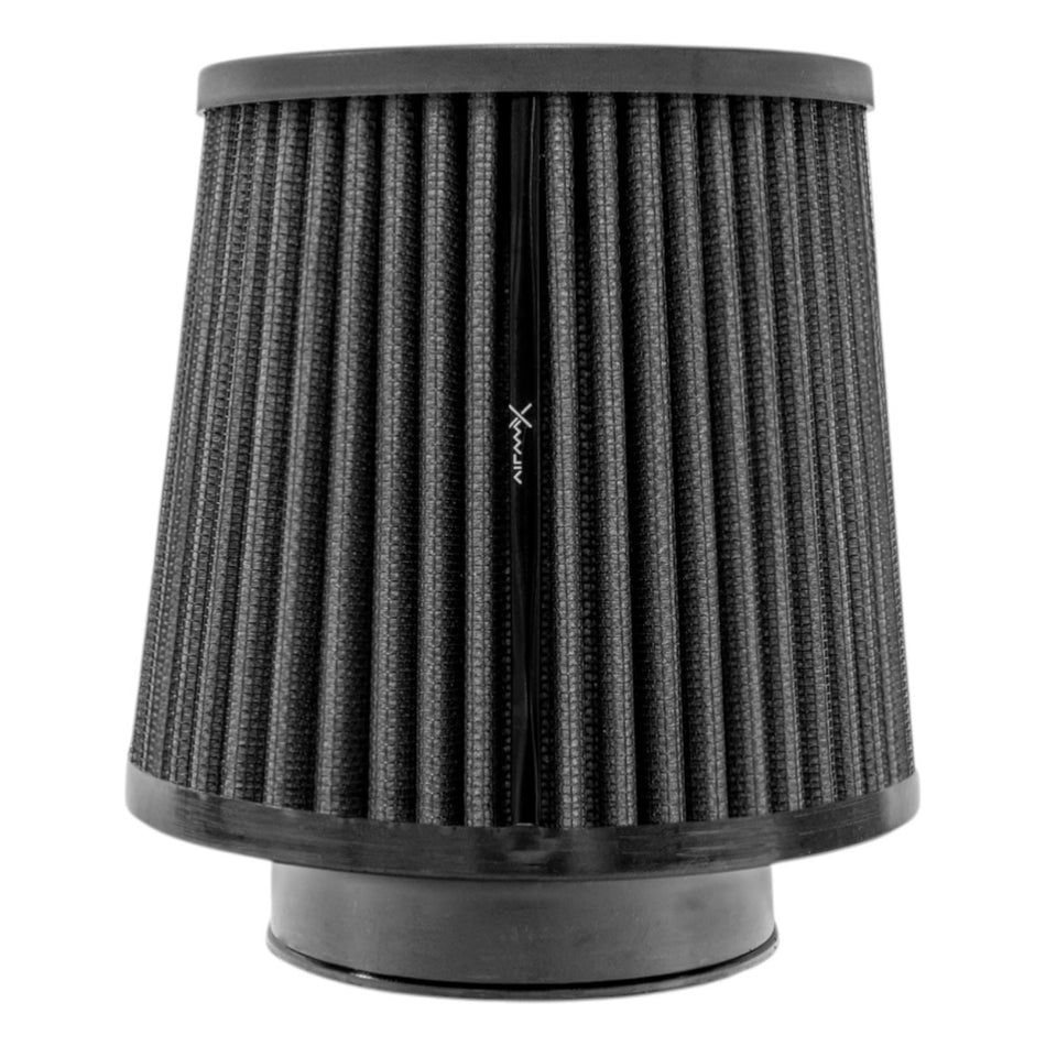 Pipercross Performance AirMax Pleated Cone Air Filter 3.3" Rubber Neck