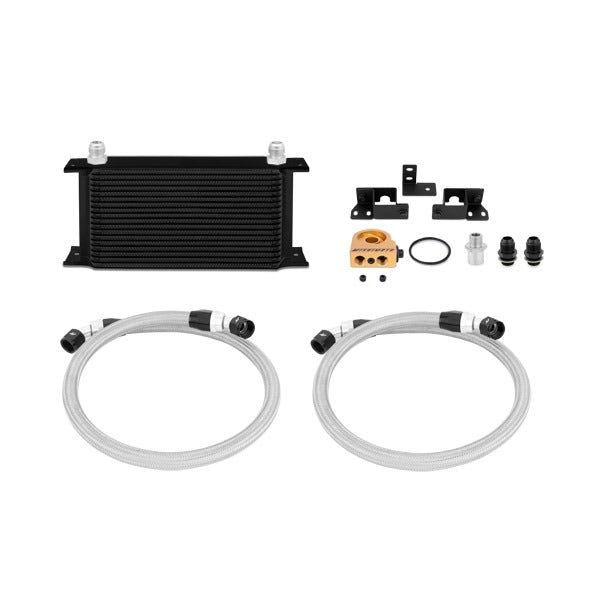 Mishimoto 3.8L Thermostatic Oil Cooler Kit Jeep Wrangler JK 07-11 Black