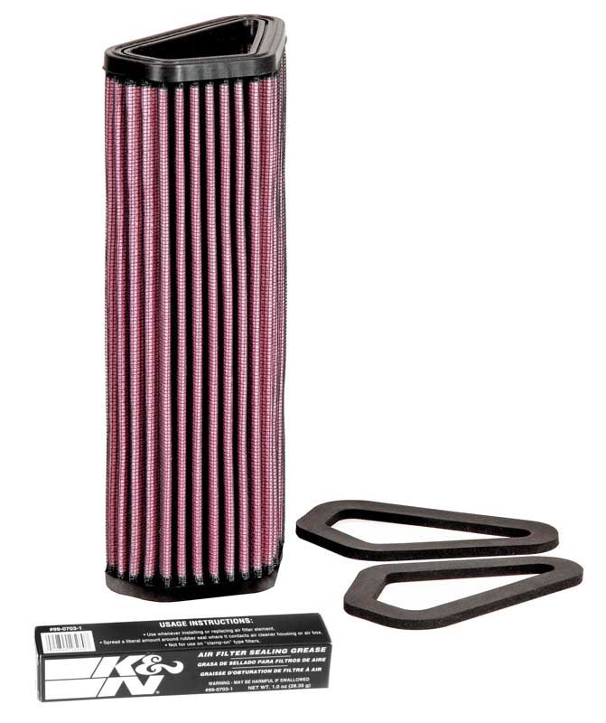 K&N High-Flow Air Filter Performance Ducati Diavel/Diavel Carbon/1198 1198 11-18