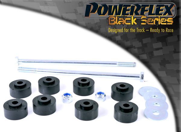 Powerflex Black Series Front Outer Roll Bar Mount PFF80-605BLK (2 Included)