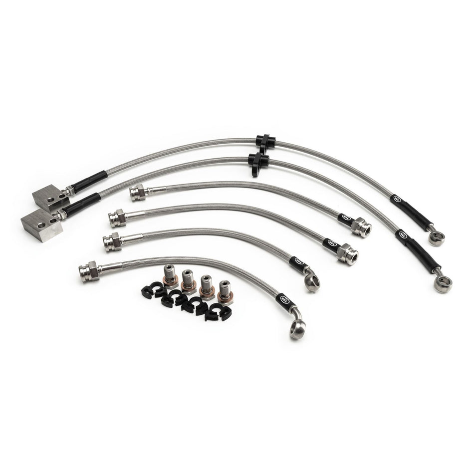HEL Performance Braided Brake Lines Kit For Honda Jazz 1.4 08-