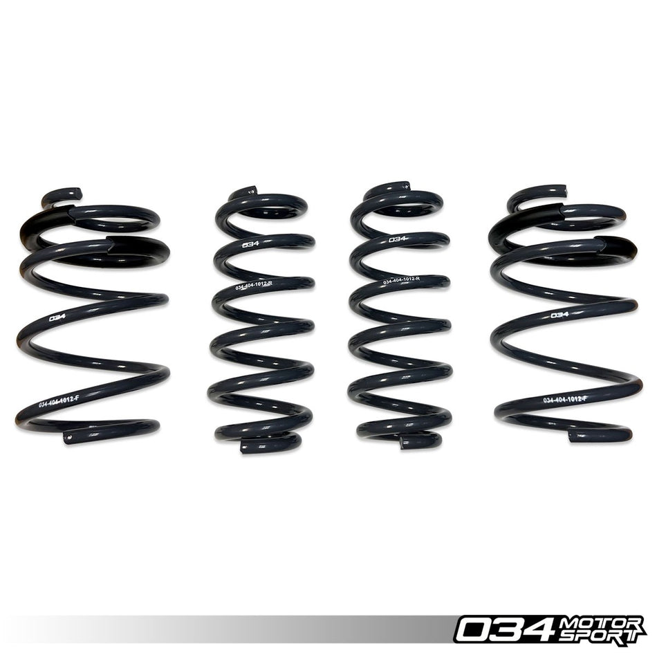 034Motorsport Dynamic+ Lowering Springs 19mm - Audi S3 & A3 8V Non-Magnetic Ride 1
