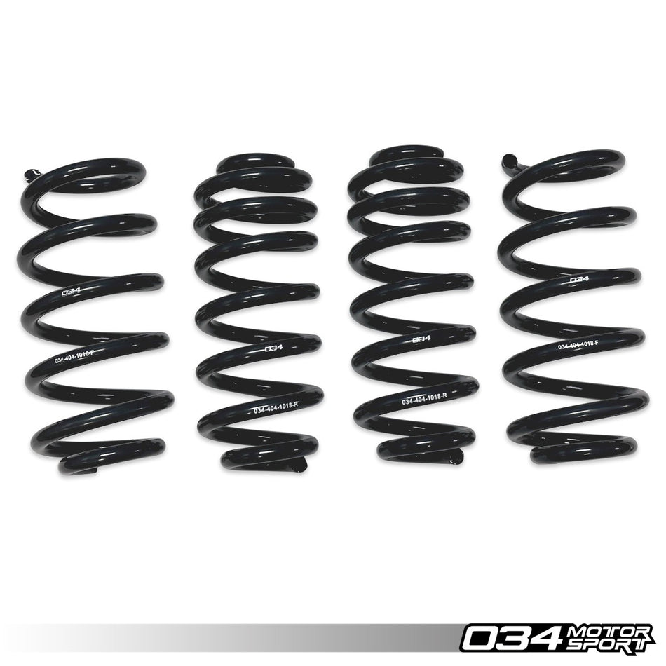 034Motorsport Dynamic+ Lowering Springs 23/30mm - Audi Q7 4M Petrol, Non-Air 1