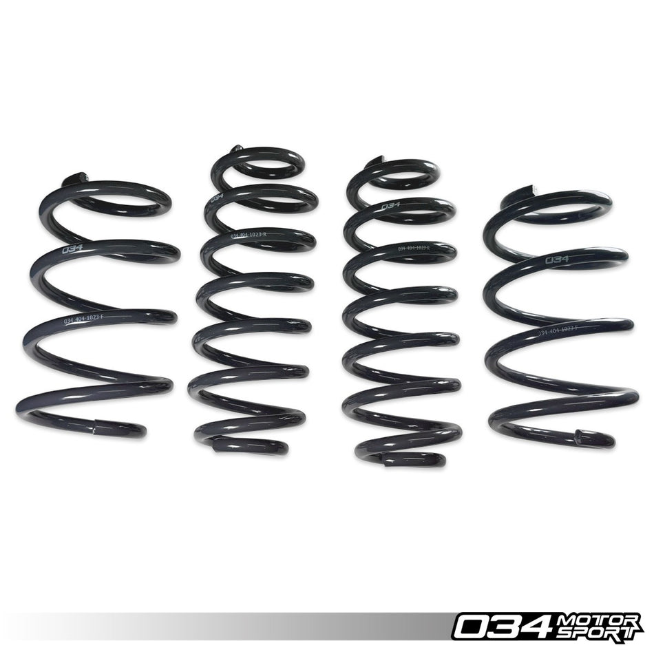 034Motorsport Dynamic+ Lowering Springs 30mm/20mm - Audi A3 8P 2.0 TFSI 1