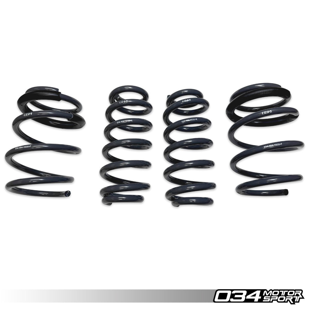 034Motorsport Dynamic+ Lowering Springs 25mm/20mm Drop - Audi RS3 8Y 1