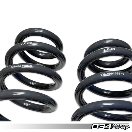 034Motorsport Dynamic+ Lowering Springs 25mm/20mm Drop - Audi RS3 8Y 4