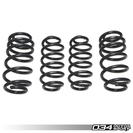 034Motorsport Dynamic+ Lowering Springs 38/32mm - Audi A5 & S5 B8 B8.5 Petrol 1
