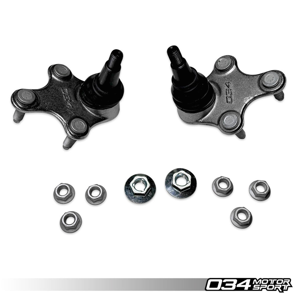 034Motorsport Dynamic+ RCO Ball Joints - VW Golf Mk7 Mk8, Audi A3 S3 RS3 1