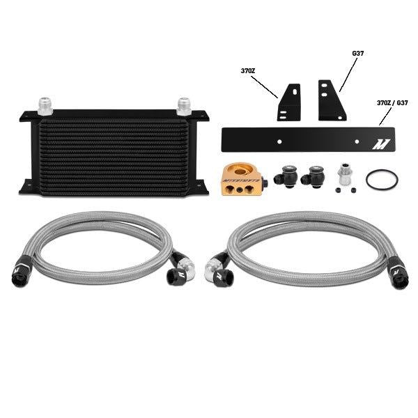 Mishimoto Thermostatic Oil Cooler Kit For Nissan 370Z / INFINITI G37 09-20 Black