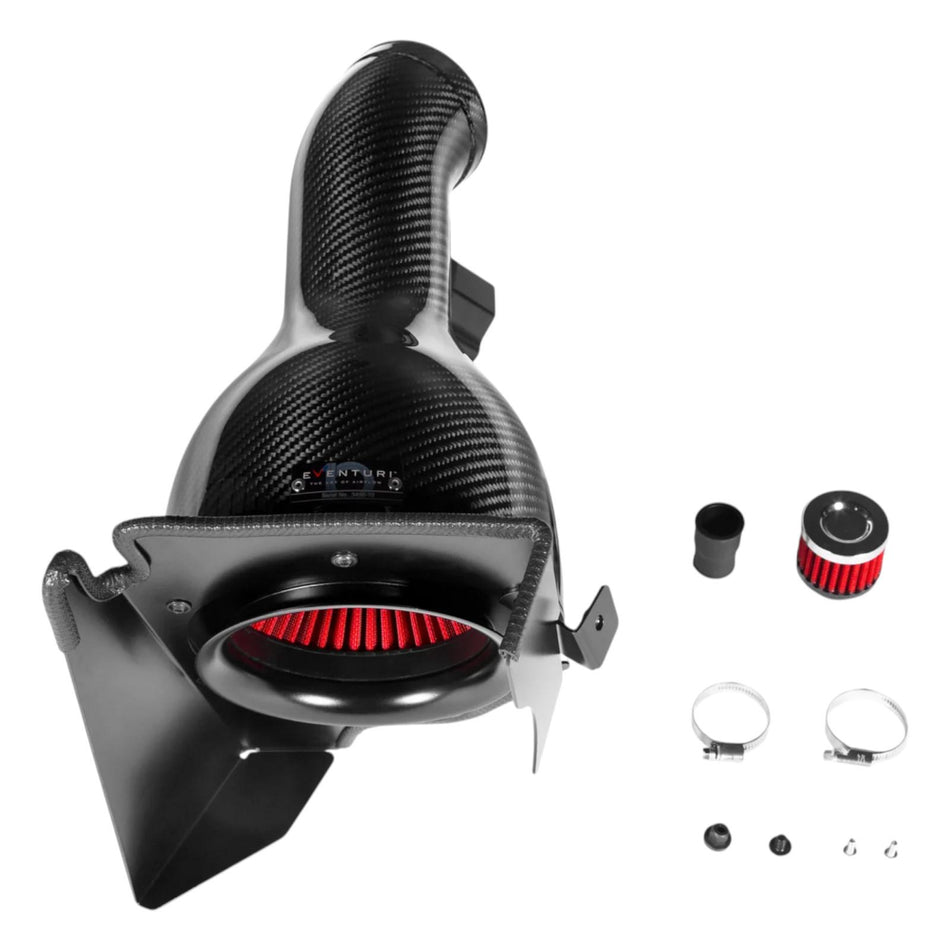 Eventuri Carbon Fiber Gloss Air Intake Kit For BMW E36 M3 S50 B30 3.2 Evo B32