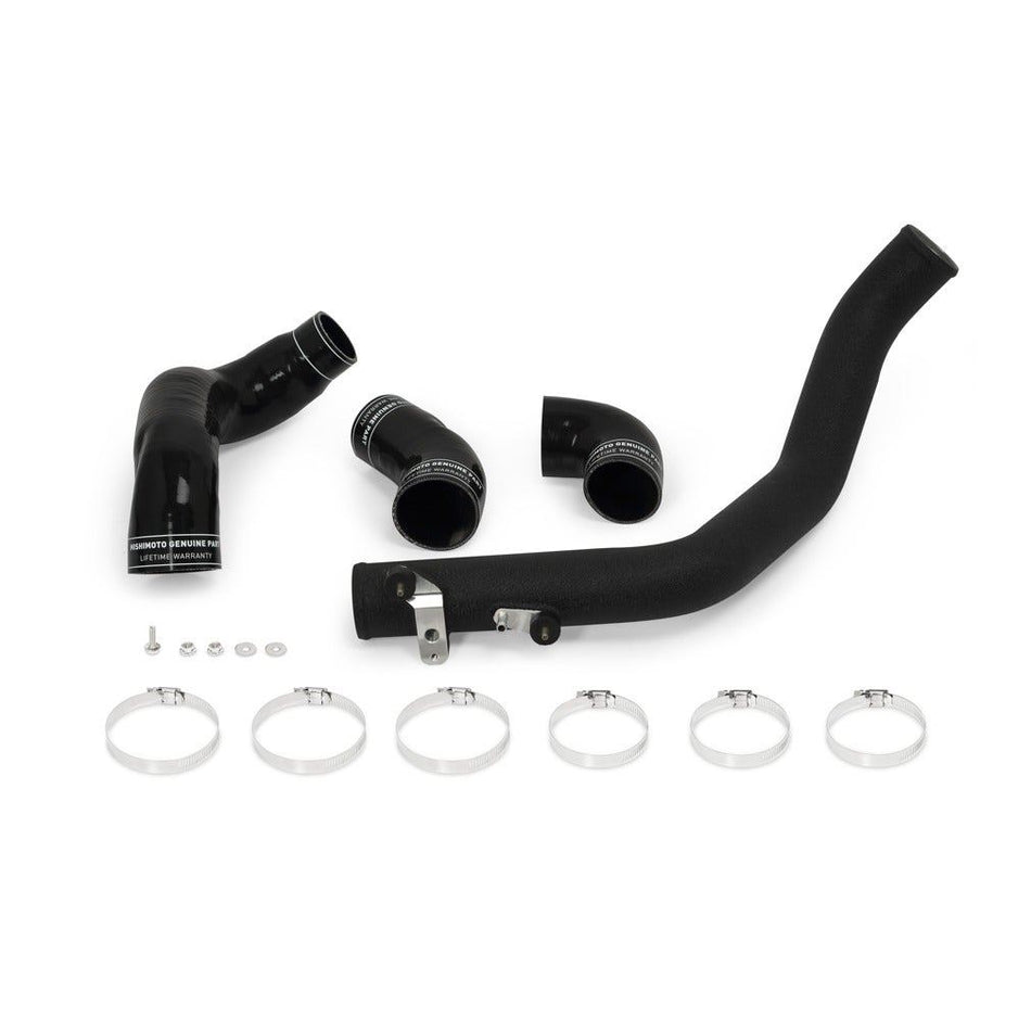 Mishimoto CTR Intercooler Kit For Honda Civic 17-21 Silver w/ Wrinkle Black