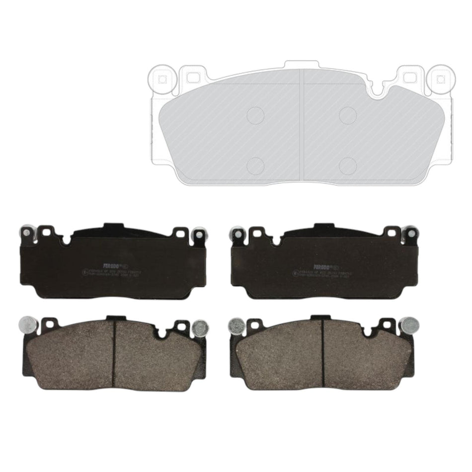 Ferodo Front Brake Pads for BMW F87 M2 F10 M5 F12/13 M6 Competition CS (2NH)