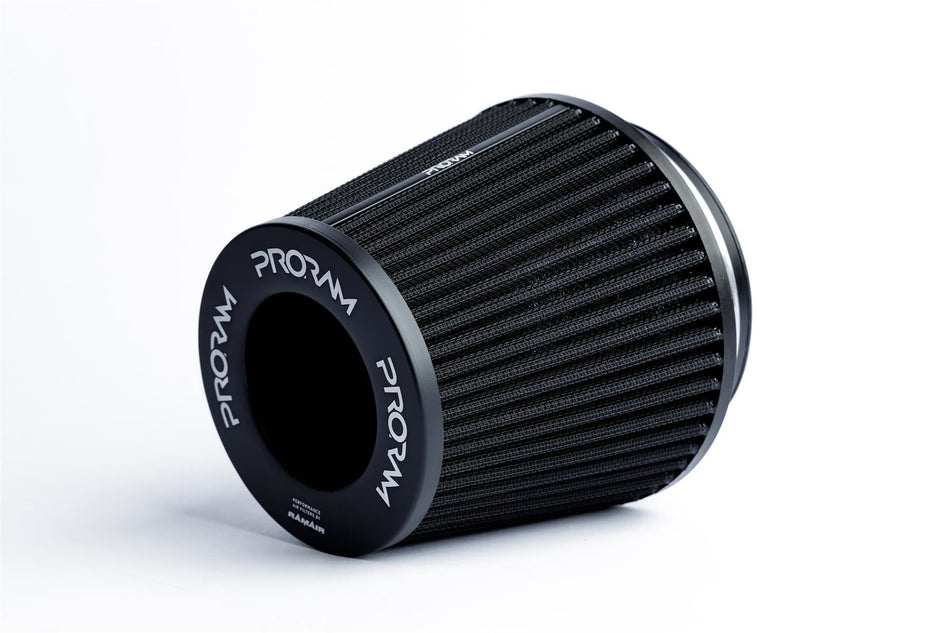 Proram Performance Pleated 165mm Rubber Neck Universal Cone Air Filter 127mm ID