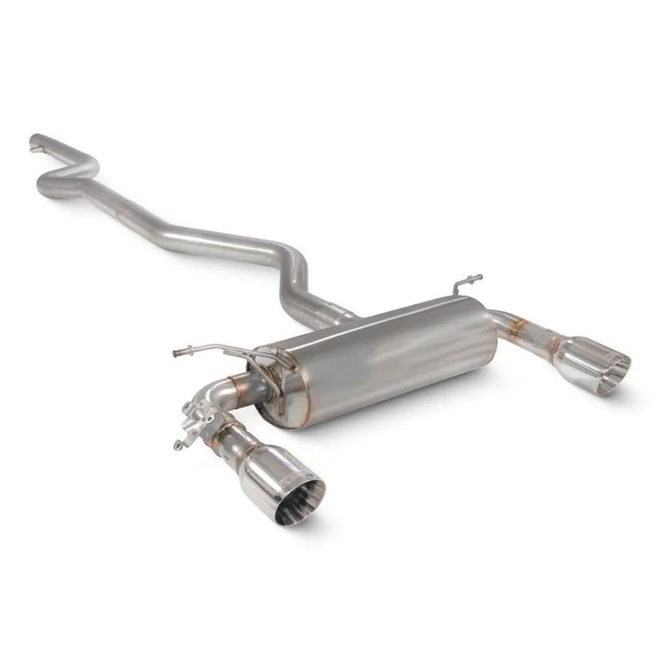 Scorpion Valved Non-Res GPF Delete Cat-Back Exhaust BMW 340i 440i F30 SBMS095