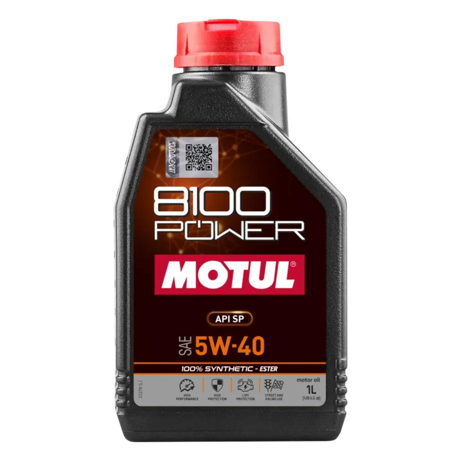 1L MOTUL 8100 POWER 5W-40 Engine Oil For VW/Audi Mercedes BMW Performance E85