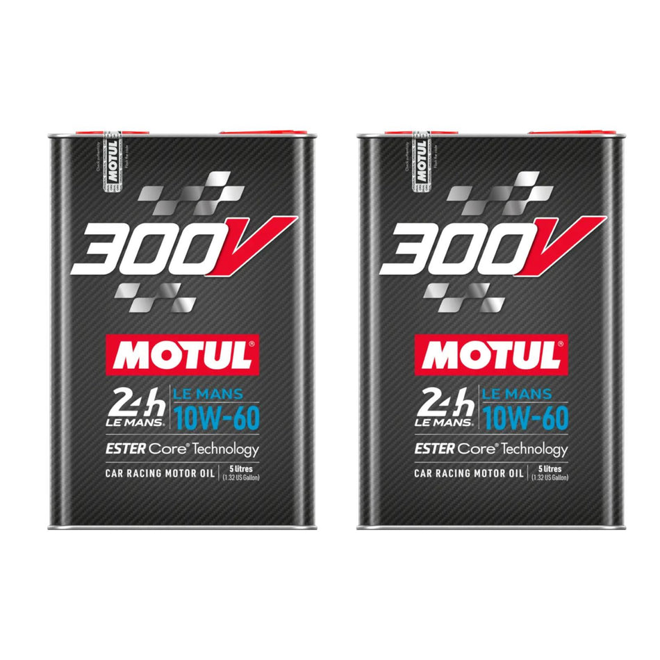10L MOTUL 300V Le Mans 10W-60 Synthetic Engine Oil for BMW E60 E61 E63 E64 M5 M6 5.0 V10