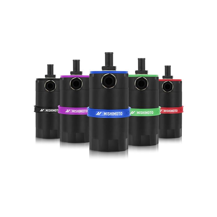 Mishimoto Baffled Oil Catch Can Upgrade Aftermarket Purple