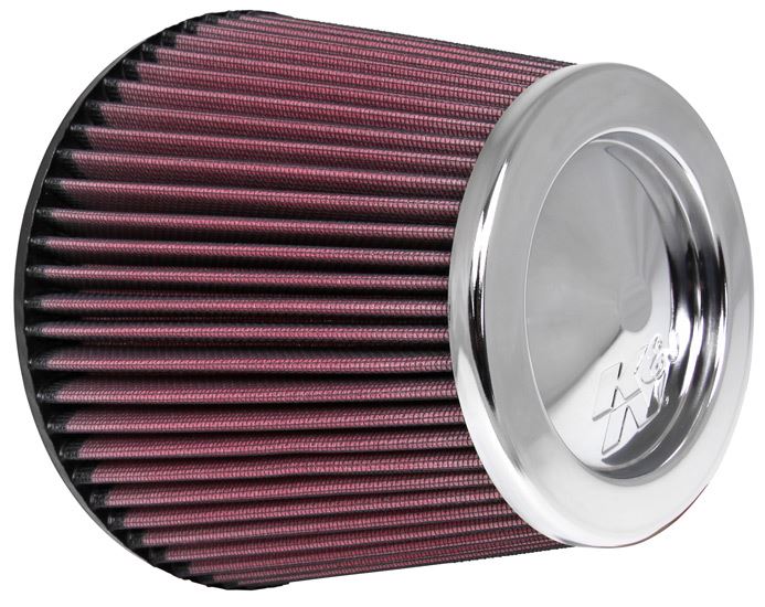 K&N Air Filter High-Flow Performance Washable Reusable Oiled Drop-In Cold Air