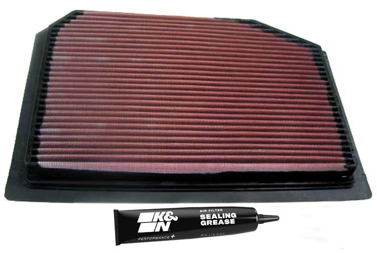 K&N High-Flow Air Filter Performance Washable Reusable Porsche 911 3.6 H6 95-98