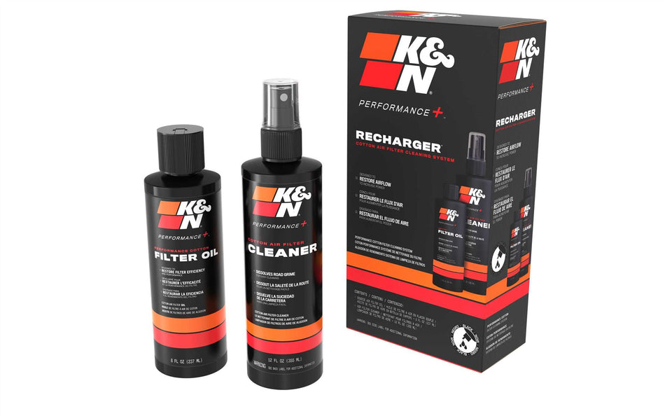K&N Air Filter High-Flow Performance Washable Reusable Oiled Drop-In Cold Air
