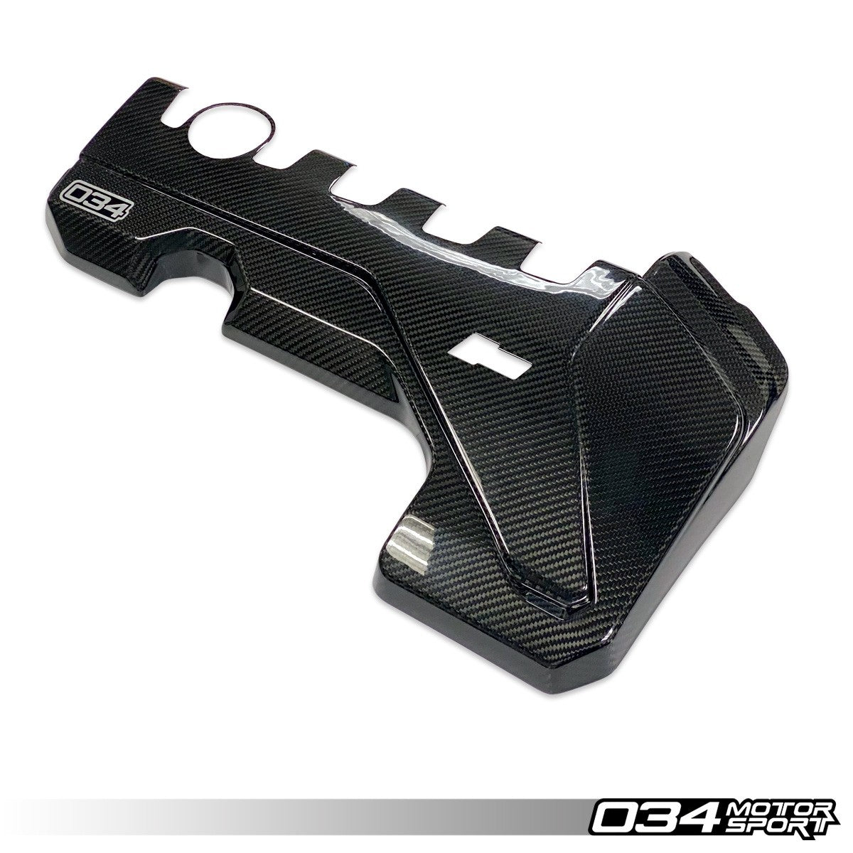 034Motorsport Carbon Fibre Engine Cover Overlay - Audi RS3 8V.5 & TT RS 8S 1