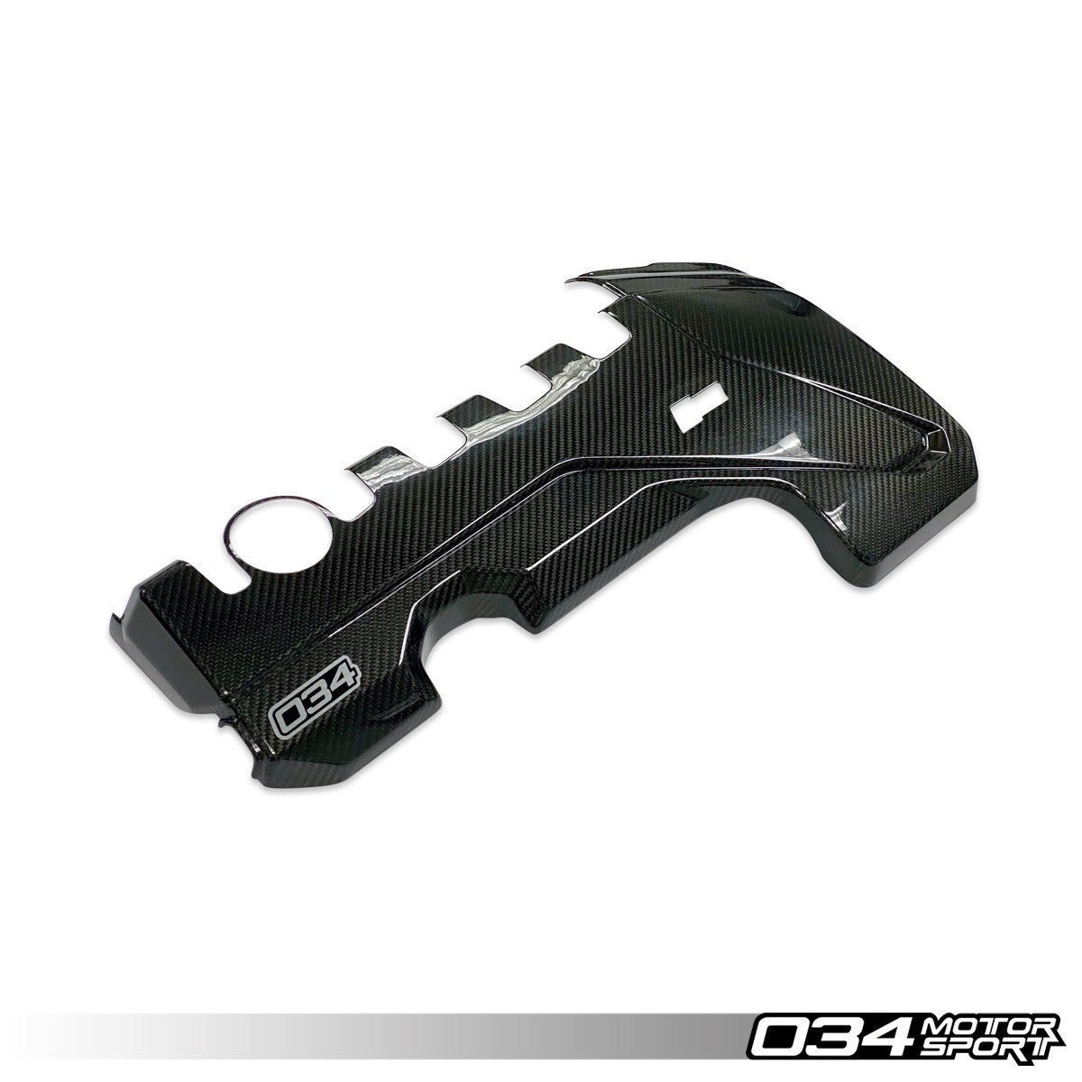 034Motorsport Carbon Fibre Engine Cover Overlay - Audi RS3 8V.5 & TT RS 8S 3