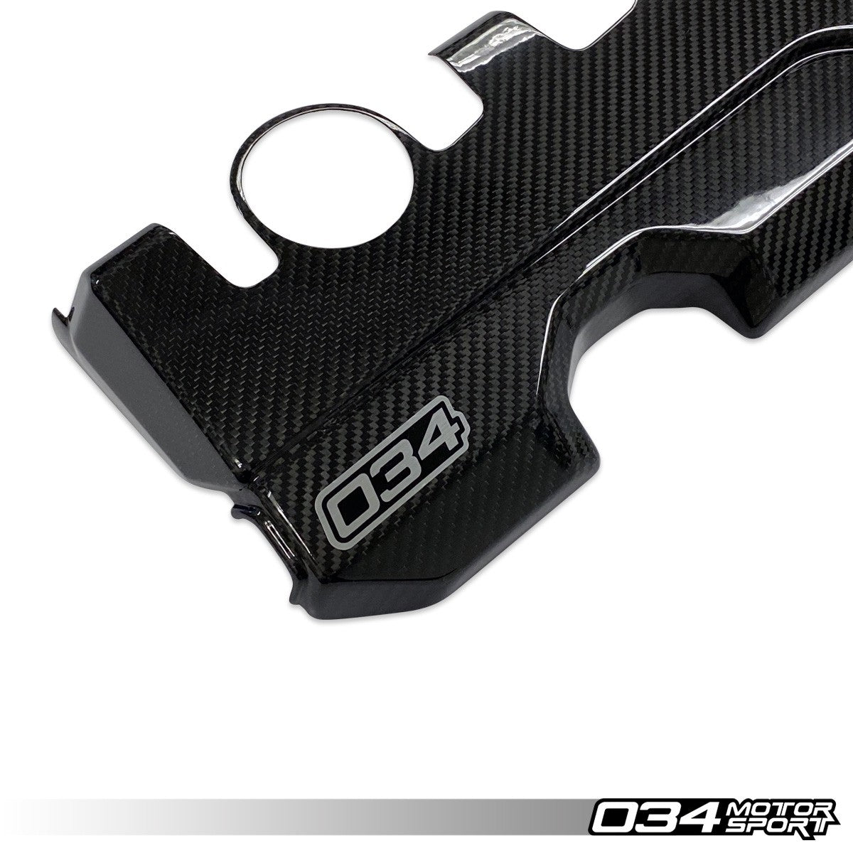 034Motorsport Carbon Fibre Engine Cover Overlay - Audi RS3 8V.5 & TT RS 8S 4