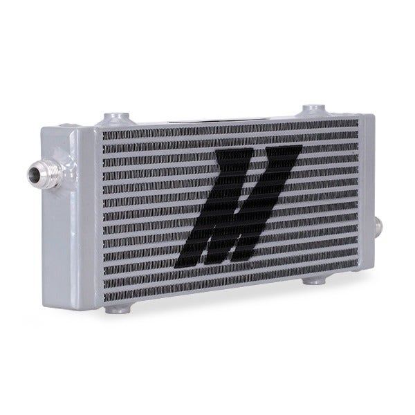 Mishimoto Performance Universal Cross Flow Bar & Plate Oil Cooler, Small Silver