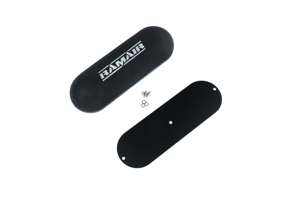 Ramair Twin Domed Carb Air Filter and Blank Baseplate 90mm Internal Height
