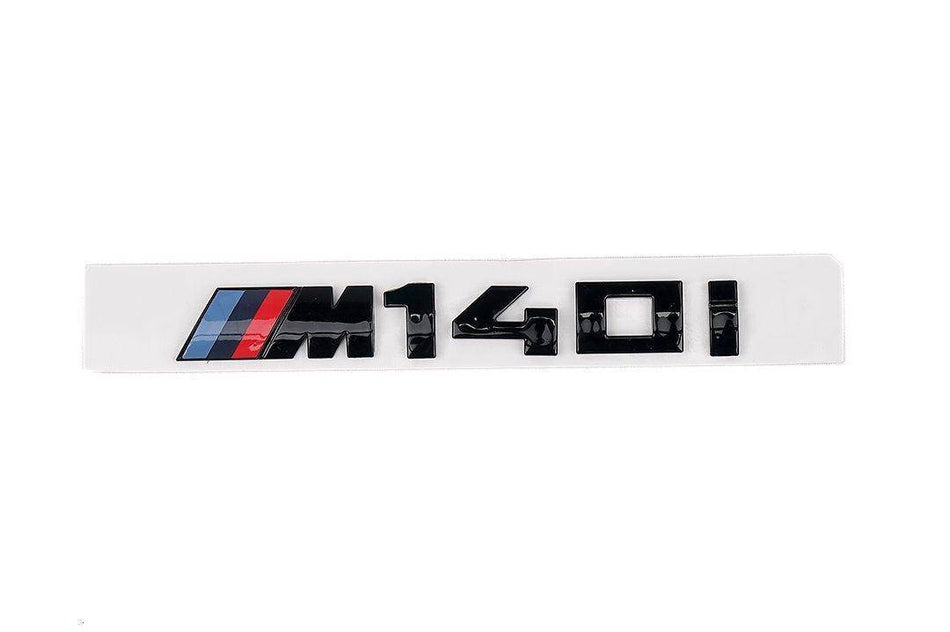 FORM Industries Gloss Black Rear Model Badge for BMW 1 Series M140i by FORM (F20 F21)