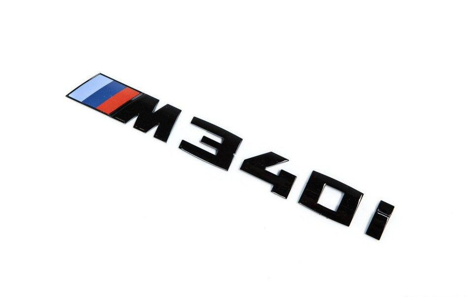 FORM Industries Gloss Black Rear Model Badge for BMW M340i